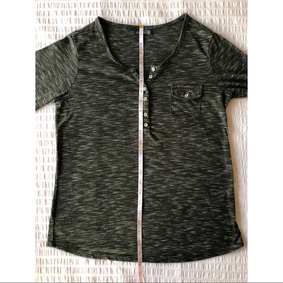 Suzy Shier Long Sleeve Forest Green Shirt - Picture 7 of 10